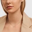 MOISSANITE NECKLACE IN ROSE GOLD - ROSE GOLD NECKLACES - NECKLACES