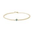 BRACELET EN OR JAUNE AVEC DIAMANT BLEU - BRACELETS AVEC DIAMANTS - BRACELETS