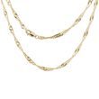 SPIRAL CHAIN NECKLACE IN YELLOW GOLD - GOLD CHAINS - NECKLACES