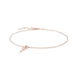 KEY BRACELET IN ROSE GOLD - ROSE GOLD BRACELETS - BRACELETS