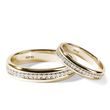 DIAMOND ETERNITY WEDDING RING SET IN YELLOW GOLD - YELLOW GOLD WEDDING SETS - WEDDING RINGS