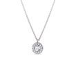 ORIGINAL NECKLACE WITH DIAMONDS IN WHITE GOLD - DIAMOND NECKLACES - NECKLACES