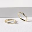 MOISSANIT RING IN GELBGOLD - RINGE GELBGOLD - RINGE