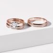 ETERNITY-RING-SET IN ROSÉGOLD - ROSÉGOLDENE TRAURINGE IM SET - TRAURINGE