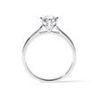 BAGUE DE FIANÇAILLES EN OR BLANC AVEC DIAMANT 0,5CT - SOLITAIRES - BAGUES DE FIANÇAILLES