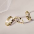 WOMEN'S WEDDING BAND IN SOLID YELLOW GOLD - WOMEN'S WEDDING RINGS - WEDDING RINGS