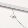 WHITE GOLD NECKLACE WITH 1CT LAB GROWN DIAMOND - DIAMOND NECKLACES - NECKLACES