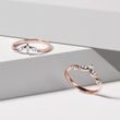 MARQUISE CUT DIAMOND RING IN ROSE GOLD - DIAMOND RINGS - RINGS