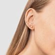 MINIMALIST EARRING STUDS IN GOLD - ROSE GOLD EARRINGS - EARRINGS