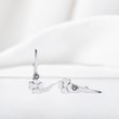 BABY DIAMOND EARRINGS MADE OF WHITE GOLD - CHILDREN'S EARRINGS - EARRINGS