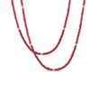 RUBY NECKLACE IN YELLOW GOLD - MINERAL NECKLACES - NECKLACES