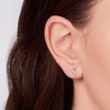 TRIANGULAR EARRINGS IN WHITE GOLD - WHITE GOLD EARRINGS - EARRINGS