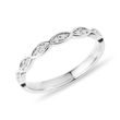 WEDDING RING WITH DIAMONDS IN WHITE GOLD - WOMEN'S WEDDING RINGS - WEDDING RINGS