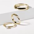 DIAMOND WEDDING RING SET IN YELLOW GOLD - YELLOW GOLD WEDDING SETS - WEDDING RINGS