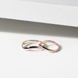 MEN'S WAVE RING IN ROSE GOLD - RINGS FOR HIM - WEDDING RINGS