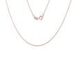 ROLO 25 CHAIN IN ROSE GOLD, 42 CM LONG - GOLD CHAINS - NECKLACES