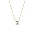 MINIMALIST DIAMOND NECKLACE IN GOLD - DIAMOND NECKLACES - NECKLACES