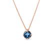 TOPAZ NECKLACE IN ROSE GOLD - TOPAZ NECKLACES - NECKLACES