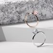 MORGANITE ENGAGEMENT RING IN ROSE GOLD - MORGANITE RINGS - RINGS