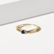 SAPPHIRE RING IN YELLOW GOLD - SAPPHIRE RINGS - RINGS
