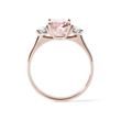 RING MIT MORGANIT UND DIAMANTEN AUS ROSÉGOLD - RINGE MORGANIT - RINGE