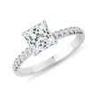 RING WITH LABORATORY DIAMOND IN WHITE GOLD - DIAMOND ENGAGEMENT RINGS - ENGAGEMENT RINGS