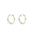 17 MM HOOP EARRINGS IN YELLOW GOLD - YELLOW GOLD EARRINGS - EARRINGS