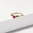 RUBY RING IN YELLOW GOLD - RUBY RINGS - RINGS