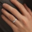 14K WHITE GOLD WEDDING RING - RINGS FOR HIM - WEDDING RINGS