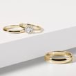 CLASSIC WEDDING RING SET IN YELLOW GOLD - YELLOW GOLD WEDDING SETS - WEDDING RINGS