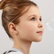 CUTE CHILDREN'S DIAMOND EARRINGS IN WHITE GOLD - CHILDREN'S EARRINGS - EARRINGS