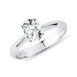 OVAL CUT DIAMOND ENGAGEMENT RING IN WHITE GOLD - RINGS WITH LAB-GROWN DIAMONDS - ENGAGEMENT RINGS