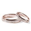 DIAMOND ETERNITY WEDDING RING SET IN ROSE GOLD - ROSE GOLD WEDDING SETS - WEDDING RINGS