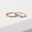 TRIPLE MARQUISE DIAMOND RING IN ROSE GOLD - DIAMOND ENGAGEMENT RINGS - ENGAGEMENT RINGS