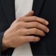 BAGUE À VAGUES EN OR ROSE POUR HOMMES - ALLIANCES DE MARIAGE HOMMES - ALLIANCES DE MARIAGE