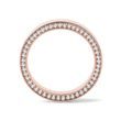 OVER-THE-EDGE DIAMOND WEDDING RING IN ROSE GOLD - WOMEN'S WEDDING RINGS - WEDDING RINGS