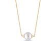 FRESHWATER PEARL NECKLACE IN 14K YELLOW GOLD - PEARL PENDANTS - PEARL JEWELRY