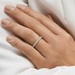 HIS AND HERS ETERNITY AND SHINY FINISH GOLD WEDDING RING SET - YELLOW GOLD WEDDING SETS - WEDDING RINGS