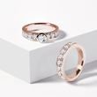 LUXURY DIAMOND ENGAGEMENT RING IN ROSE GOLD - WOMEN'S WEDDING RINGS - WEDDING RINGS