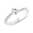 ENGAGEMENT RING WITH BRILLIANTS IN WHITE 14K GOLD - DIAMOND ENGAGEMENT RINGS - ENGAGEMENT RINGS