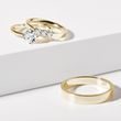 YELLOW GOLD WEDDING RING SET WITH DIAMONDS - YELLOW GOLD WEDDING SETS - WEDDING RINGS