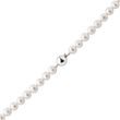 FRESHWATER PEARL NECKLACE WITH A SILVER CLASP - PEARL NECKLACES - PEARL JEWELRY