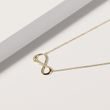 INFINITY NECKLACE IN 14K YELLOW GOLD - DIAMOND NECKLACES - NECKLACES
