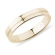 MEN'S SQUARE EDGE WEDDING RING IN YELLOW GOLD - RINGS FOR HIM - WEDDING RINGS