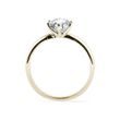 BRILLIANT RING IN 14K YELLOW GOLD - SOLITAIRE ENGAGEMENT RINGS - ENGAGEMENT RINGS