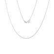 LADIES 50 CM ROLO CHAIN NECKLACE IN WHITE GOLD - GOLD CHAINS - NECKLACES