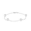 BRACELET MADE OF WHITE GOLD WITH AKOYA PEARLS - PEARL BRACELETS - PEARL JEWELRY