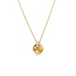 YELLOW GOLD NECKLACE WITH CITRINE - CITRINE NECKLACES - NECKLACES