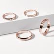 DIAMOND ROSE GOLD LADIES' WEDDING RING - WOMEN'S WEDDING RINGS - WEDDING RINGS