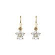 CHILDREN’S STAR EARRINGS WITH DIAMONDS IN GOLD - CHILDREN'S EARRINGS - EARRINGS